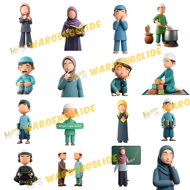 Kartun 3d Muslim