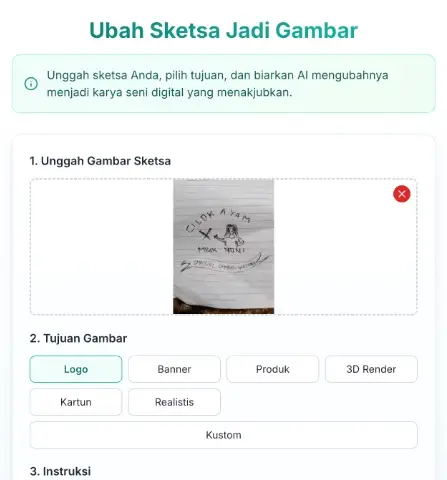 Sketsa Gambar Ai